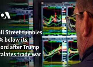 Wall Street Reacts to Trump’s Trade War, Drops 10% wall-street-reacts-to-trumps-trade-war-drops-10