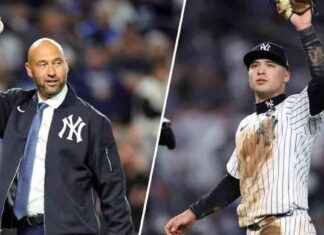 Anthony Volpe meets Derek Jeter after World Series victory anthony-volpe-meets-derek-jeter-after-world-series-victory