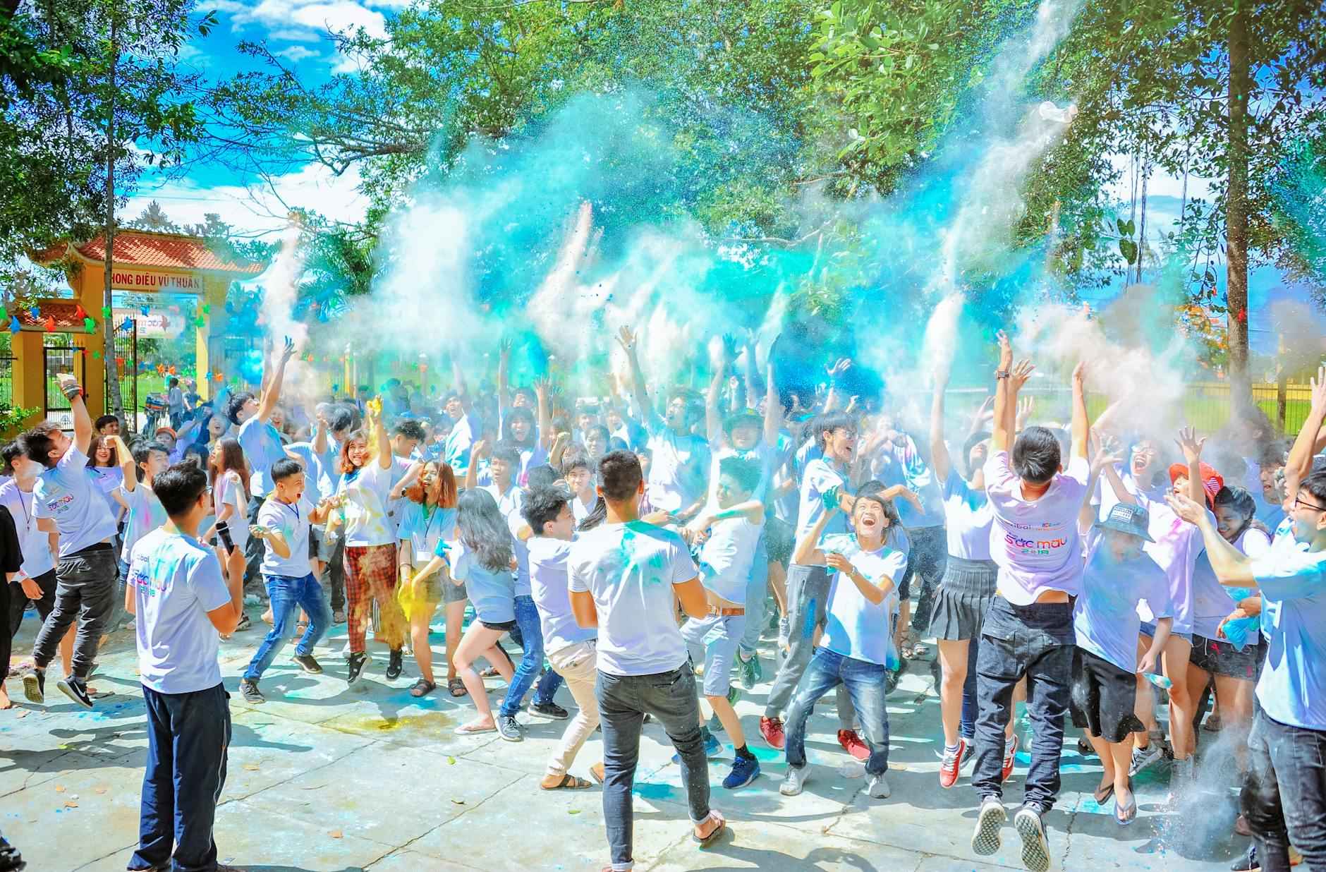 Community Involvement During Holi