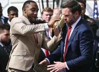 JD Vance mishandles Ohio State football team’s championship trophy jd-vance-mishandles-ohio-state-football-teams-championship-trophy