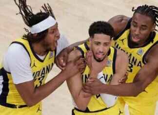 Knicks Lose Game 1 to Pacers in Overtime After Blowing 14-Point Lead new-title-knicks-lose-game-1-to-pacers-in-overtime-after-blowing-14-point-lead