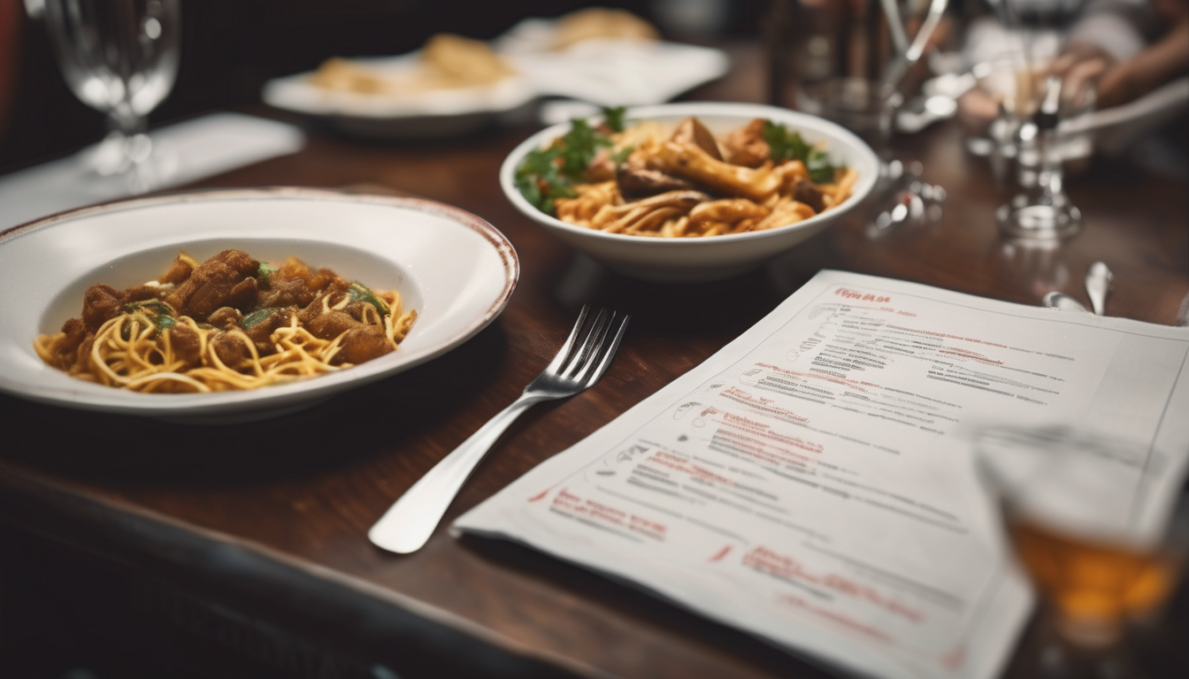 Navigating Menus and Ordering Process