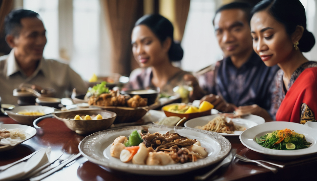 Social Customs During Indonesian Meals