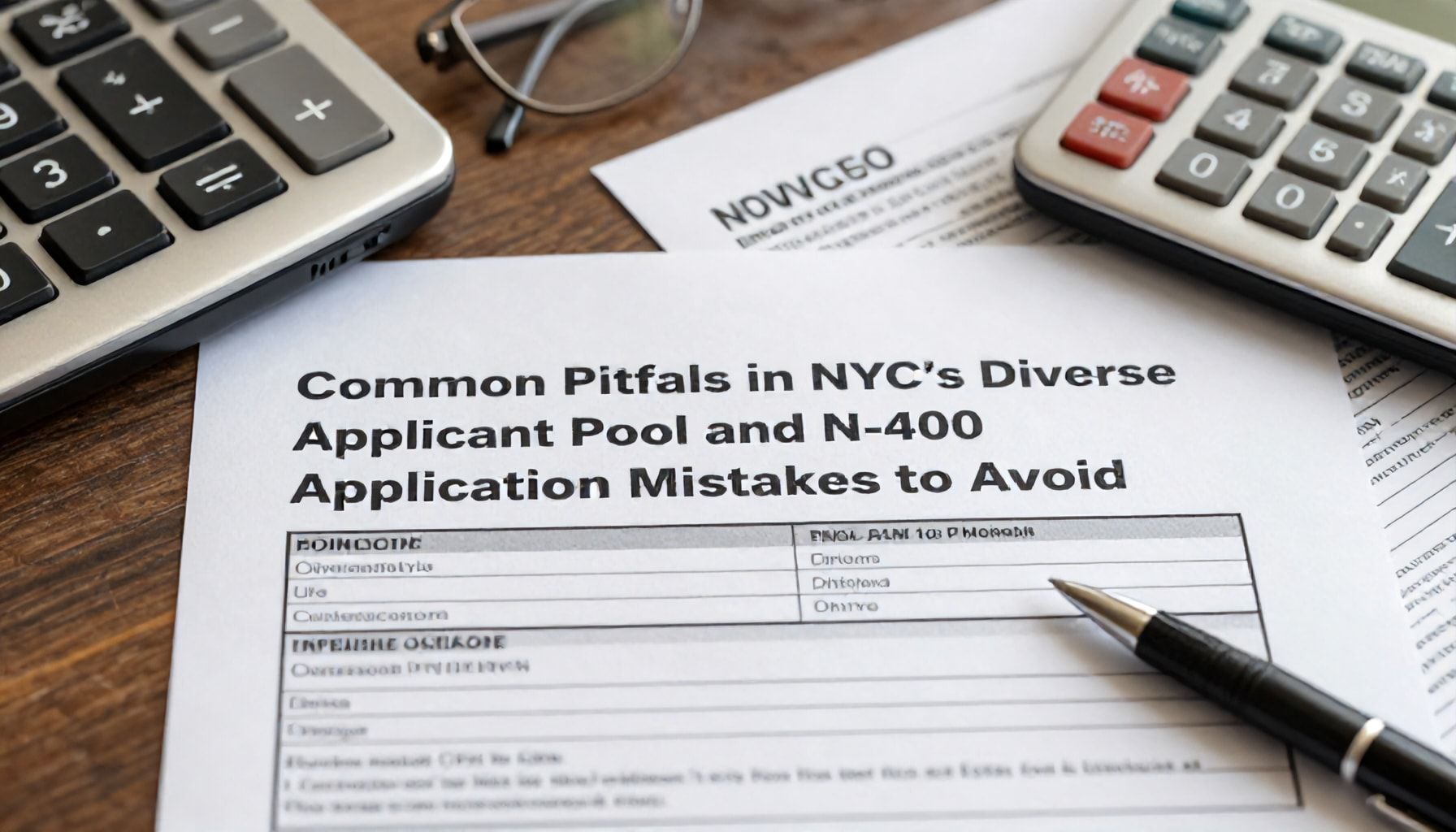Common Pitfalls in NYC's Diverse Applicant Pool