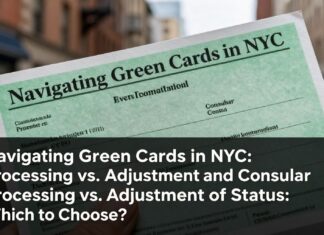 Navigating Green Cards in NYC: Processing vs. Adjustment