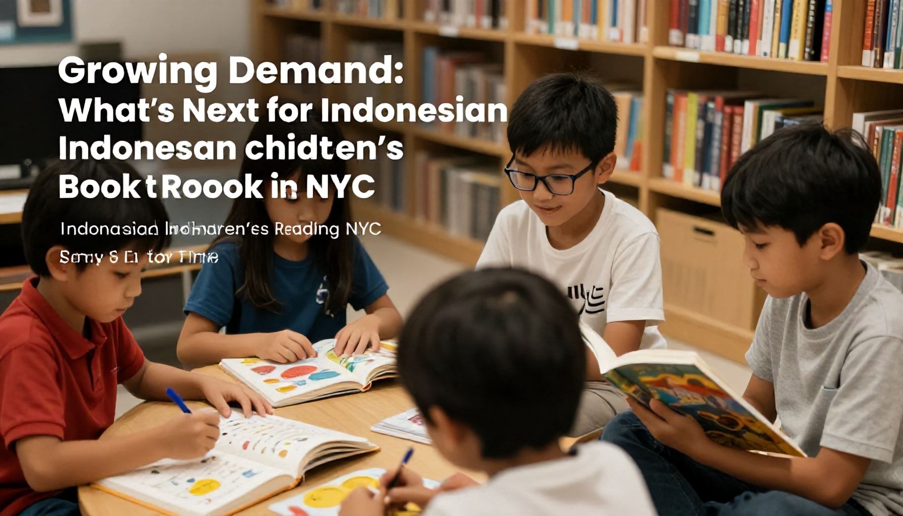 Growing Demand: What's Next for Indonesian Children's Books in NYC