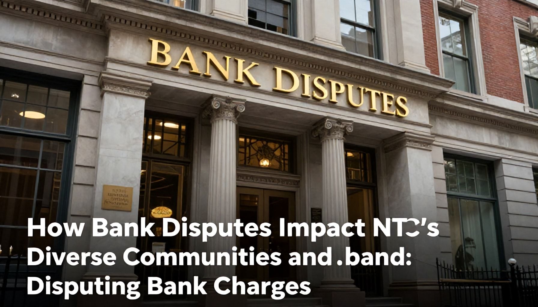 How Bank Disputes Impact NYC's Diverse Communities