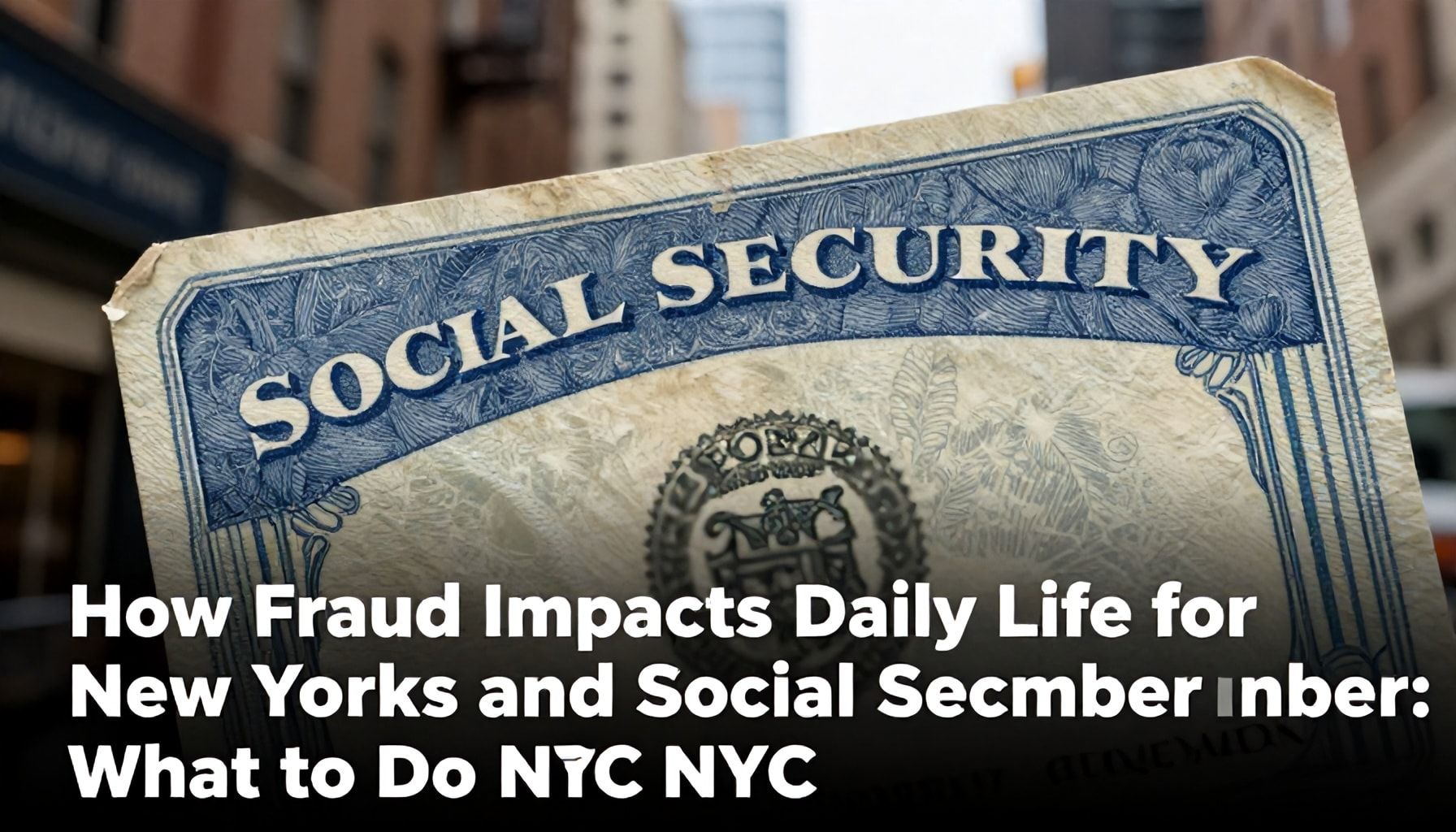 How Fraud Impacts Daily Life for New Yorkers