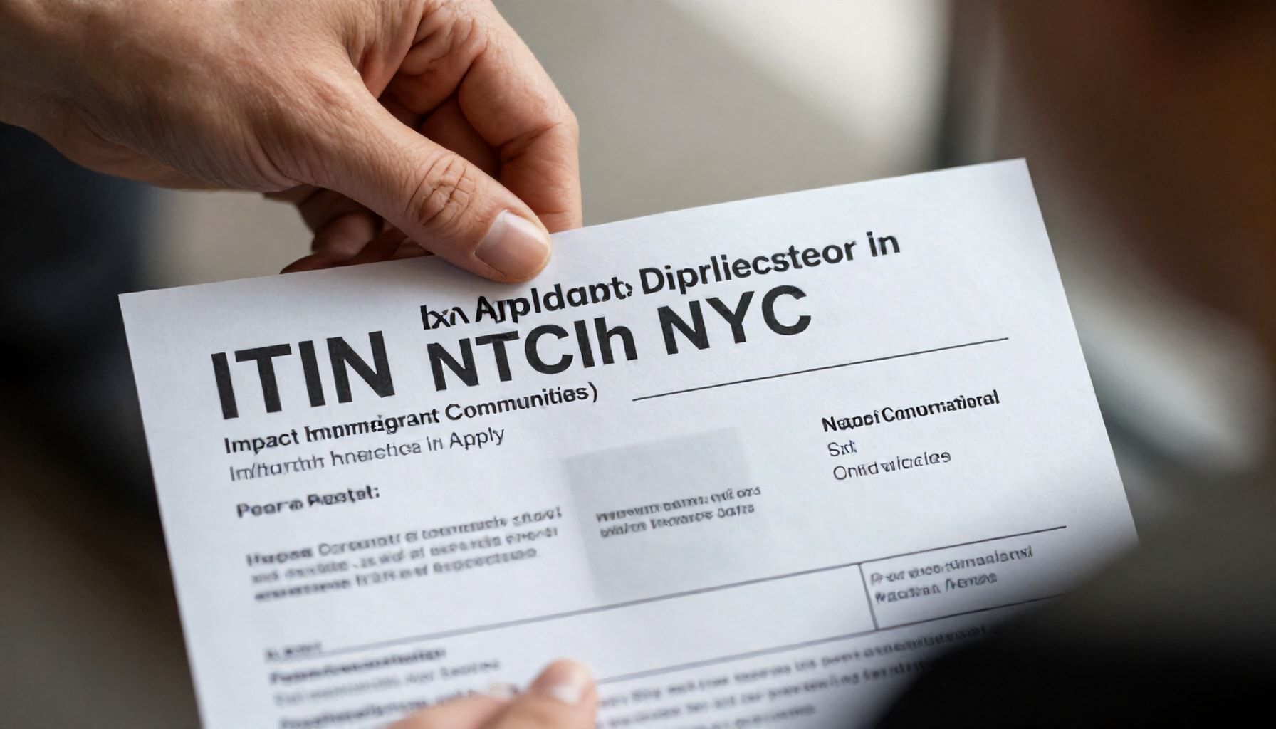 How ITIN Applications Impact Immigrant Communities in NYC