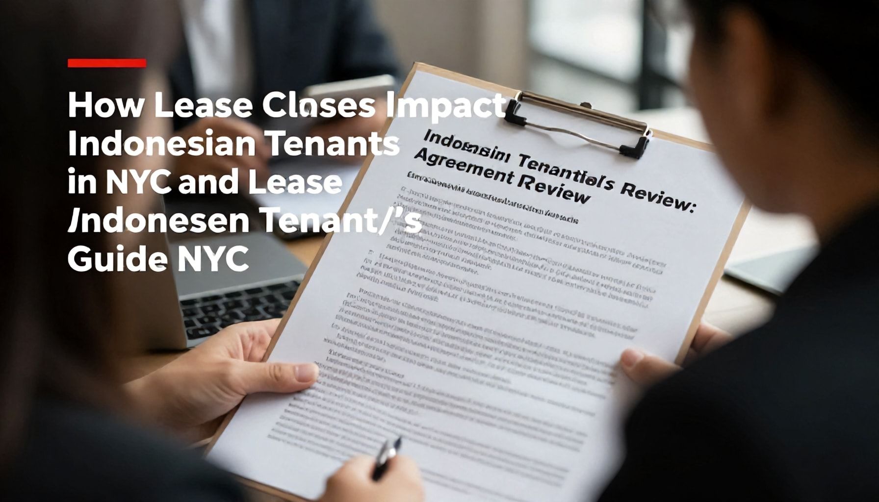 How Lease Clauses Impact Indonesian Tenants in NYC