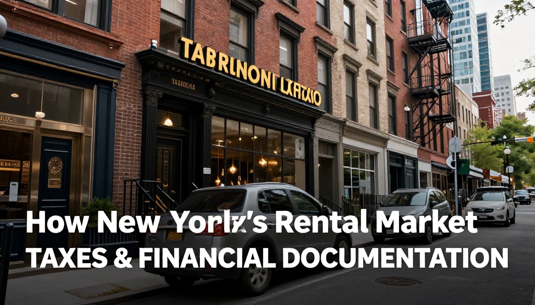 How New York's Rental Market Influences Tax Strategies