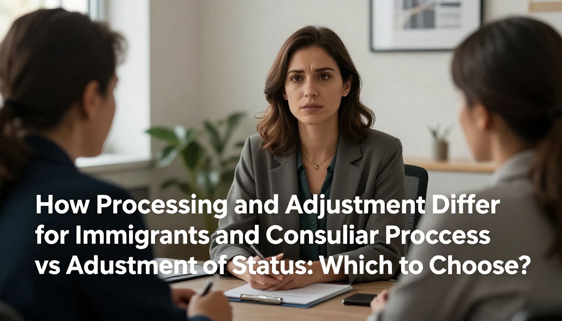 How Processing and Adjustment Differ for Immigrants