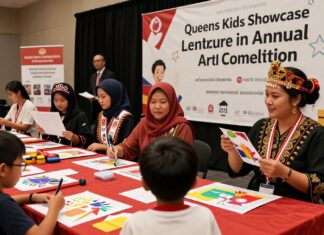 Queens Kids Showcase Indonesian Culture in Annual Art Competition