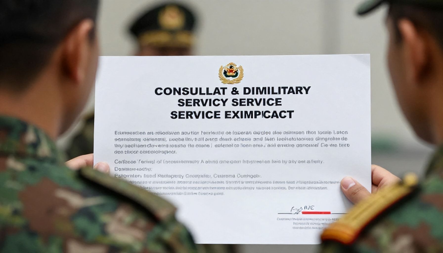 Key Details from the Consulate on Military Service Exemption