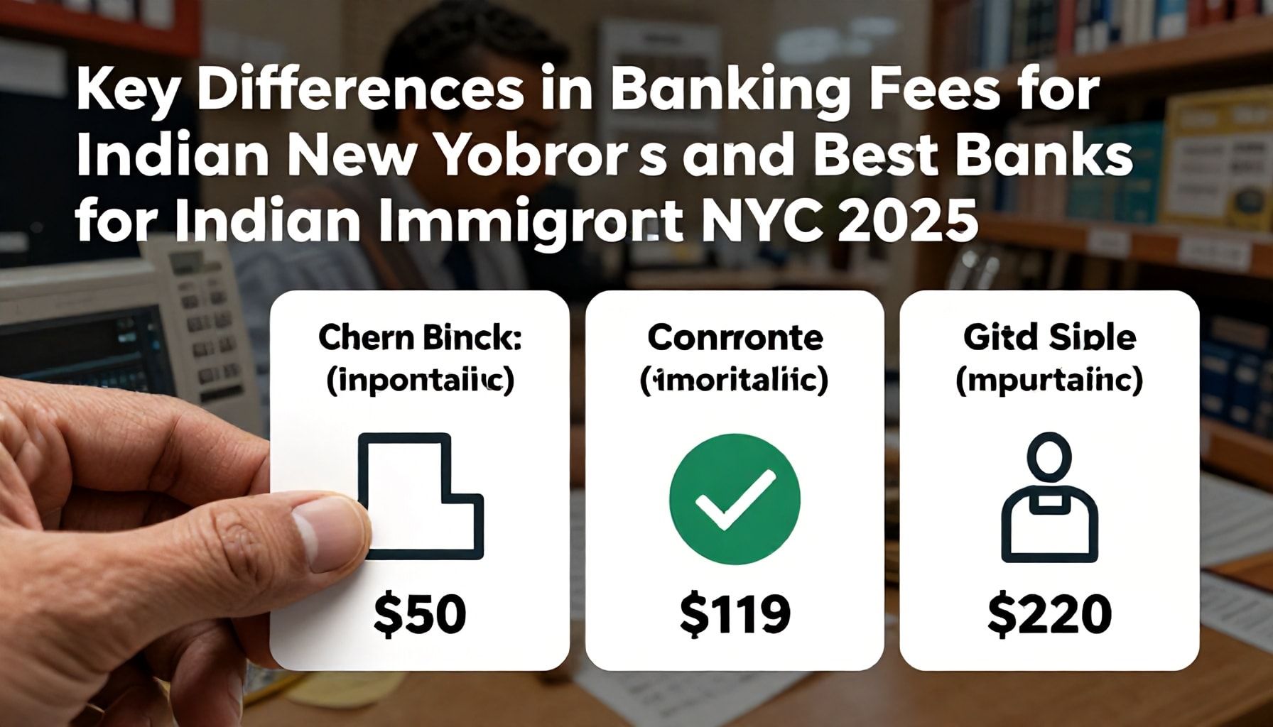 Key Differences in Banking Fees for Indian New Yorkers