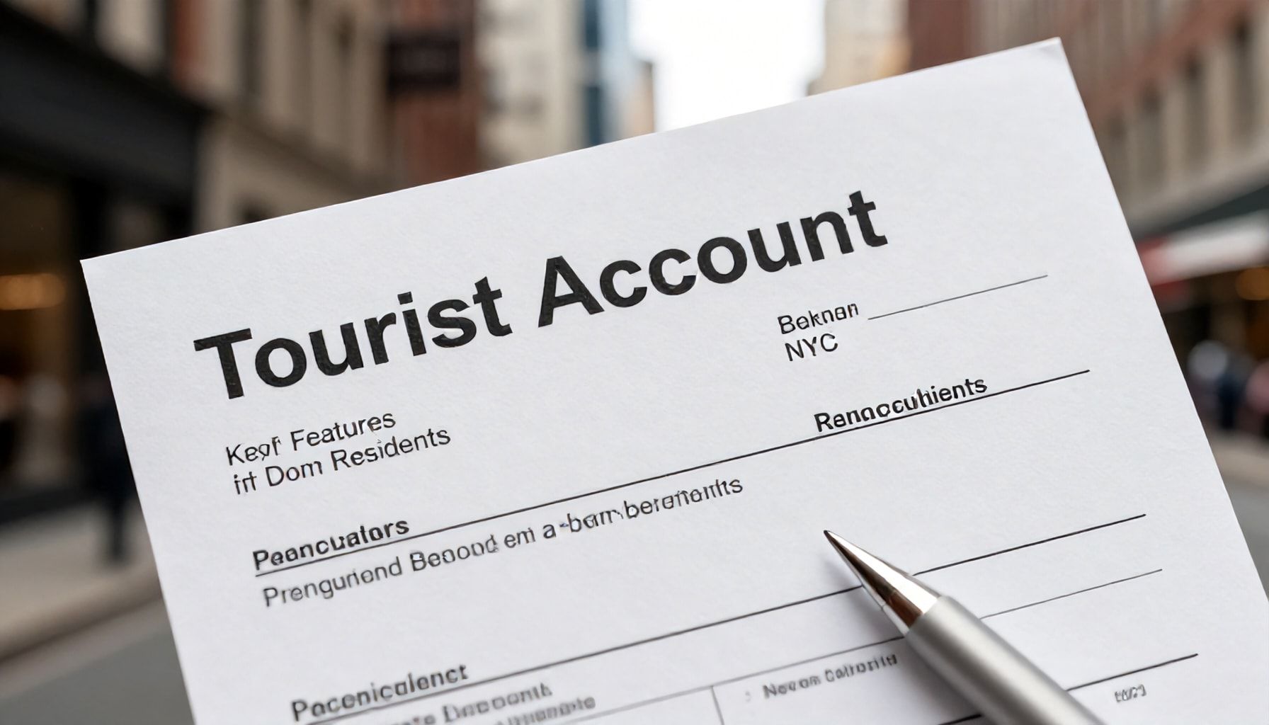 Key Features to Look for in a Tourist Account