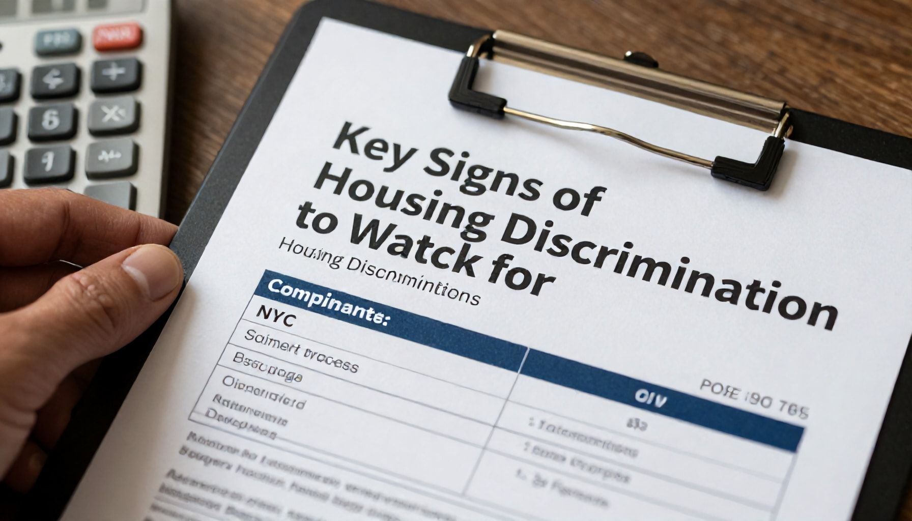 Key Signs of Housing Discrimination to Watch For