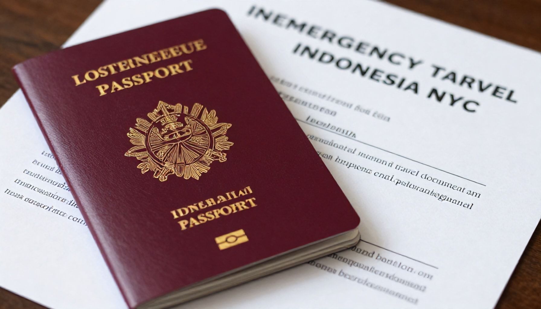 Local resources for Indonesians dealing with lost passports