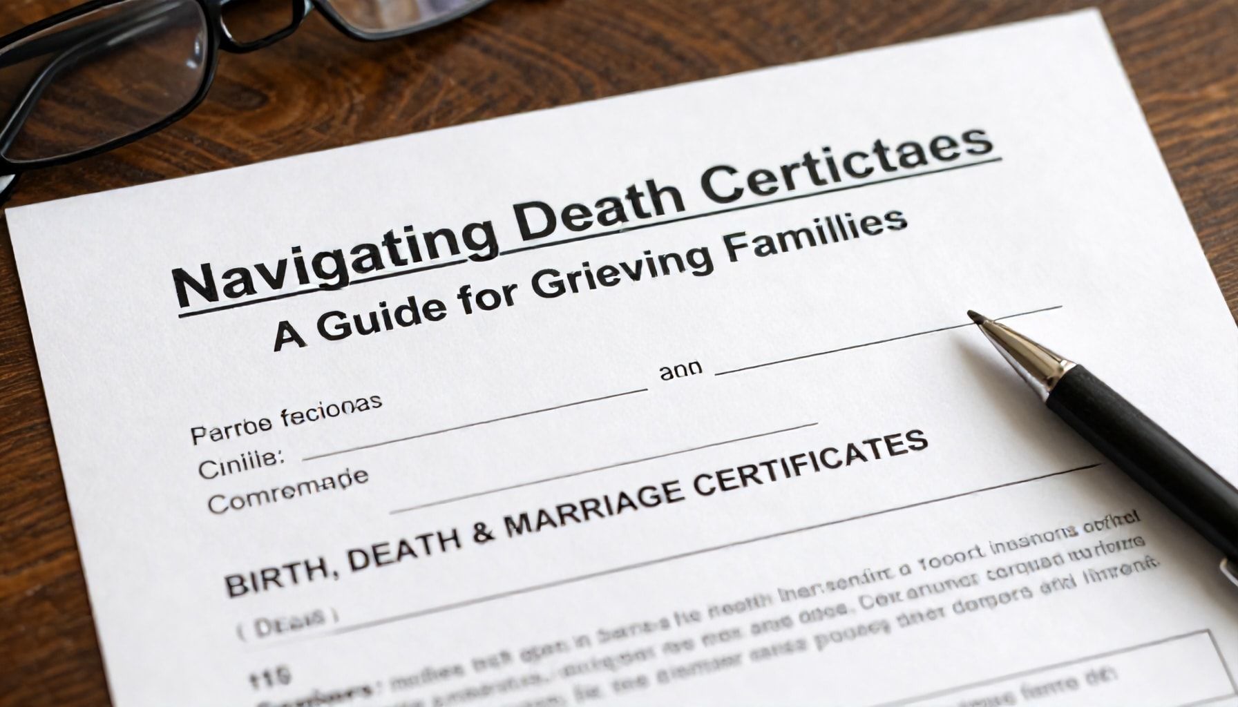 Navigating Death Certificates: A Guide for Grieving Families
