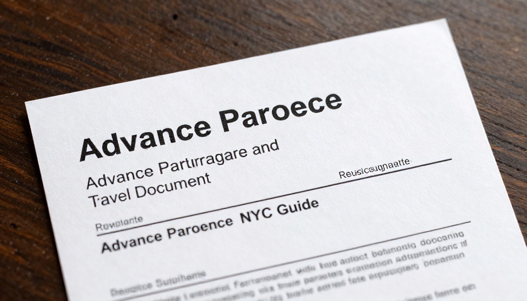 Navigating Future Travel with Advance Parole