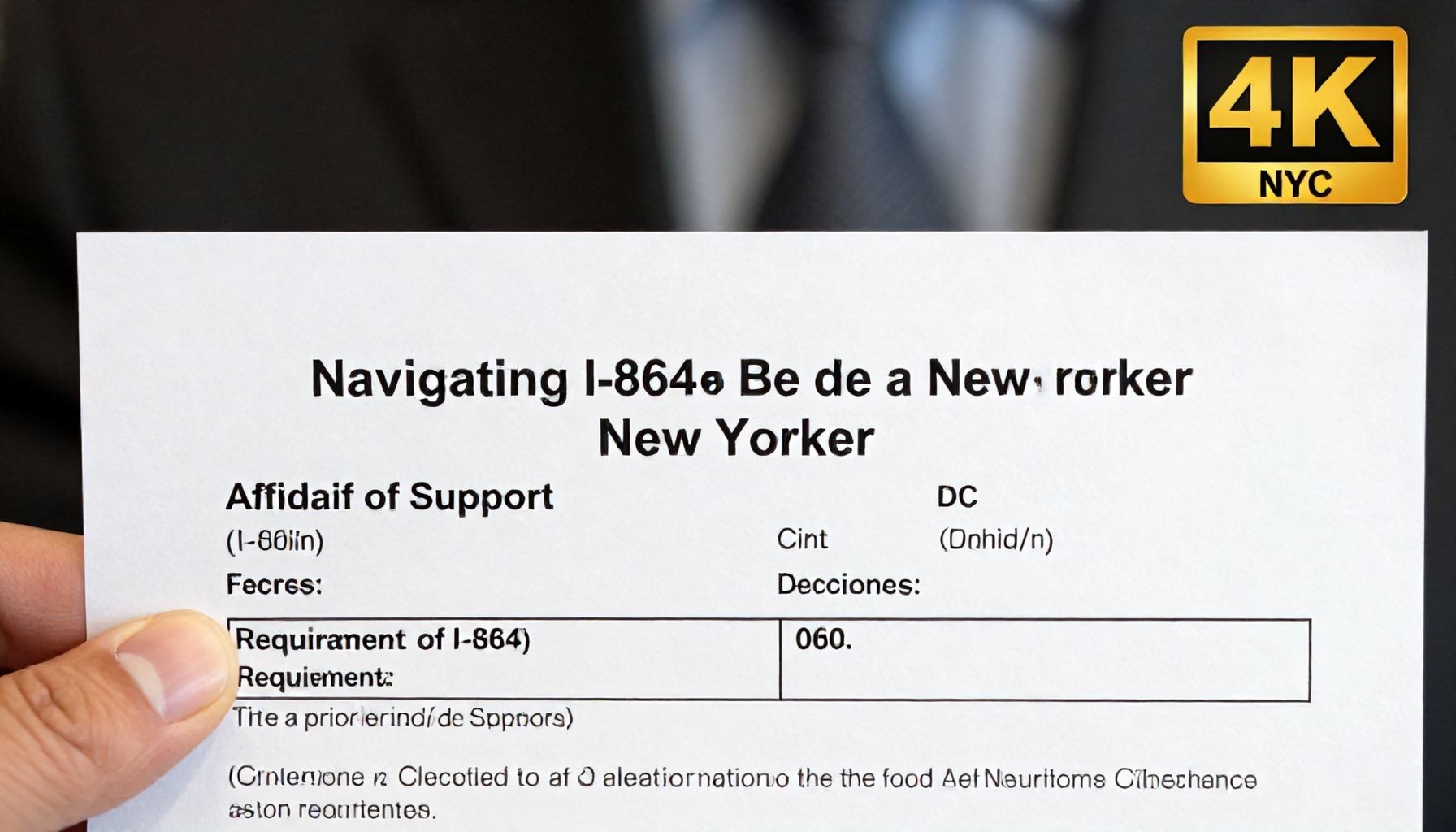 Navigating I-864 Requirements as a New Yorker