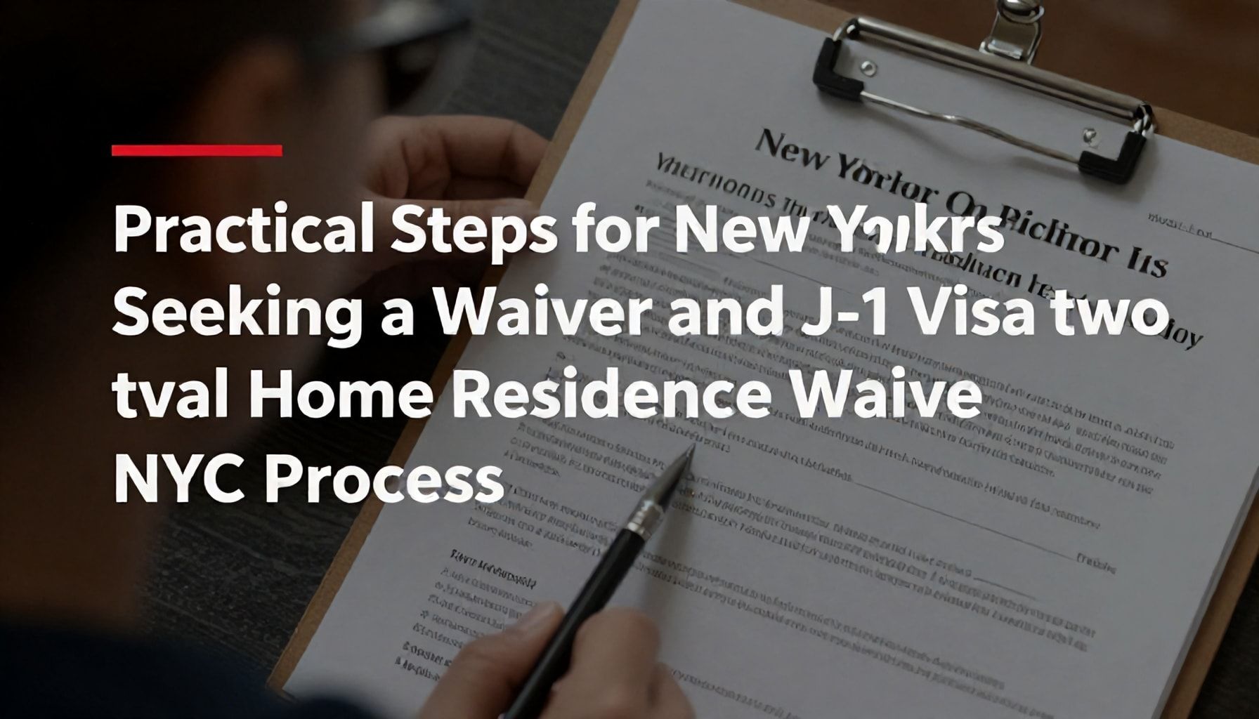 Practical Steps for New Yorkers Seeking a Waiver