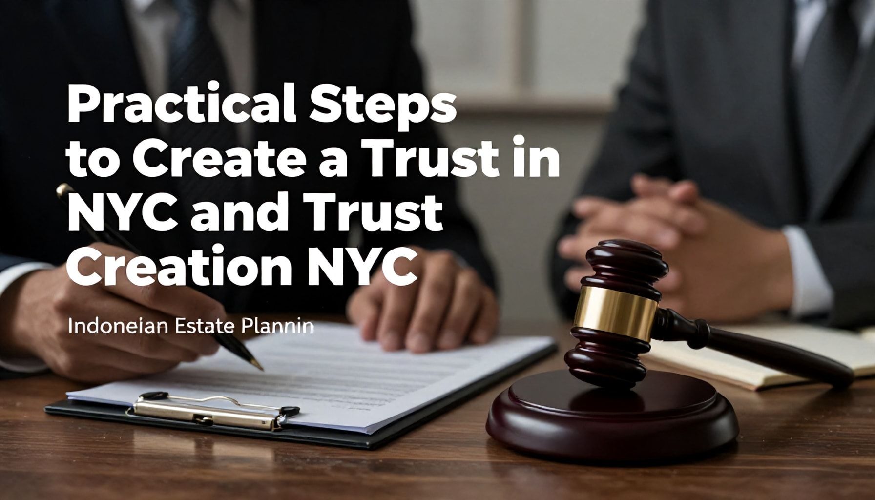 Practical Steps to Create a Trust in NYC