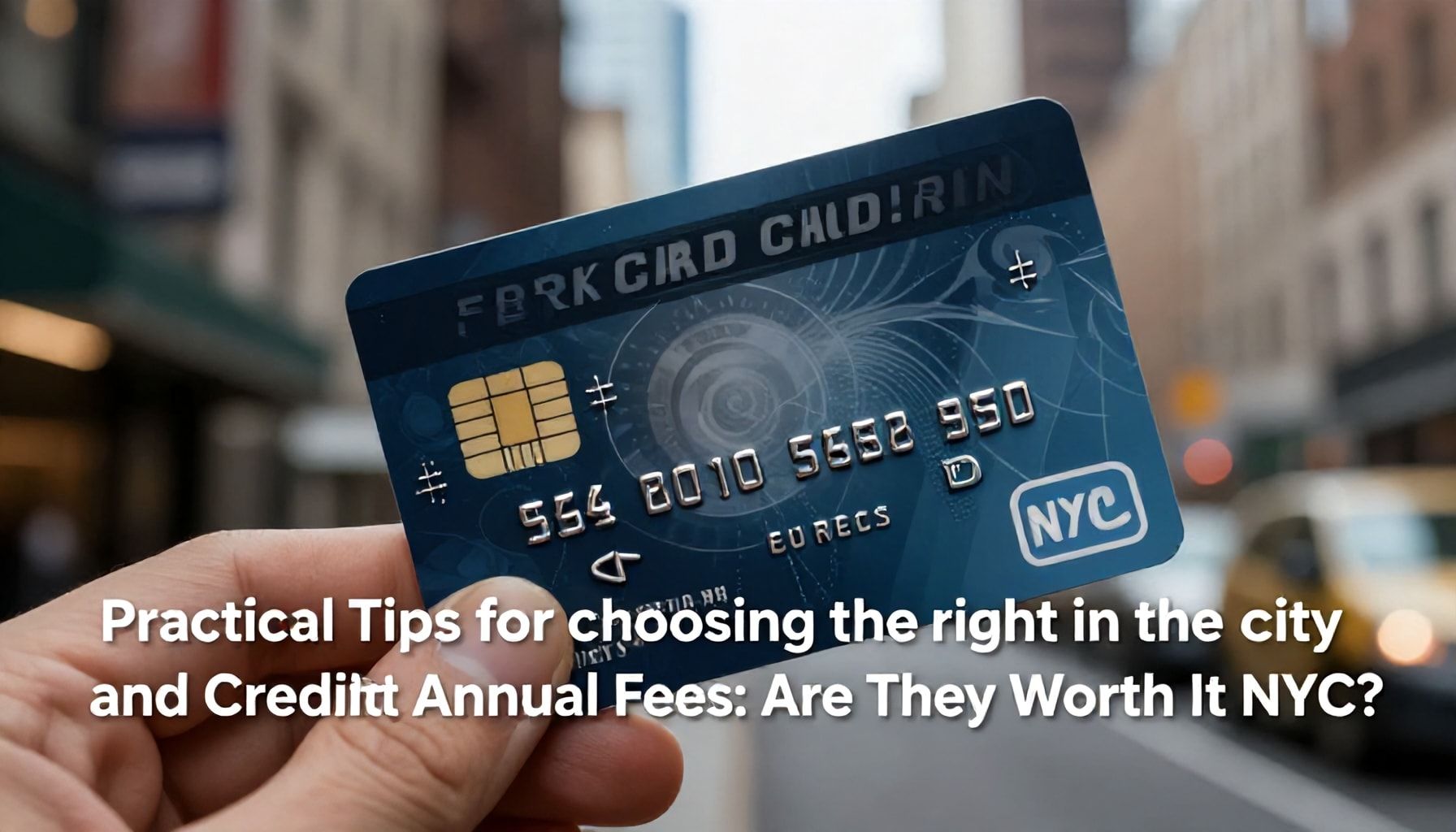 Practical tips for choosing the right card in the city