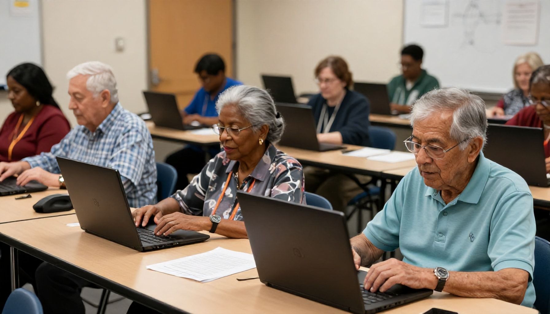 Queens seniors embrace technology in free classes