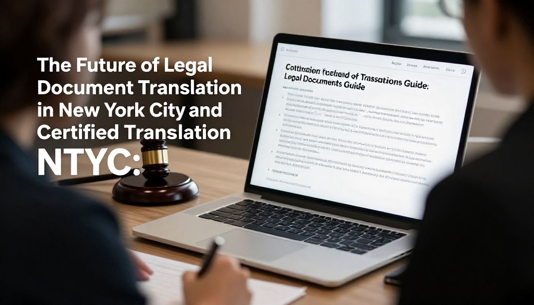 The Future of Legal Document Translation in New York City