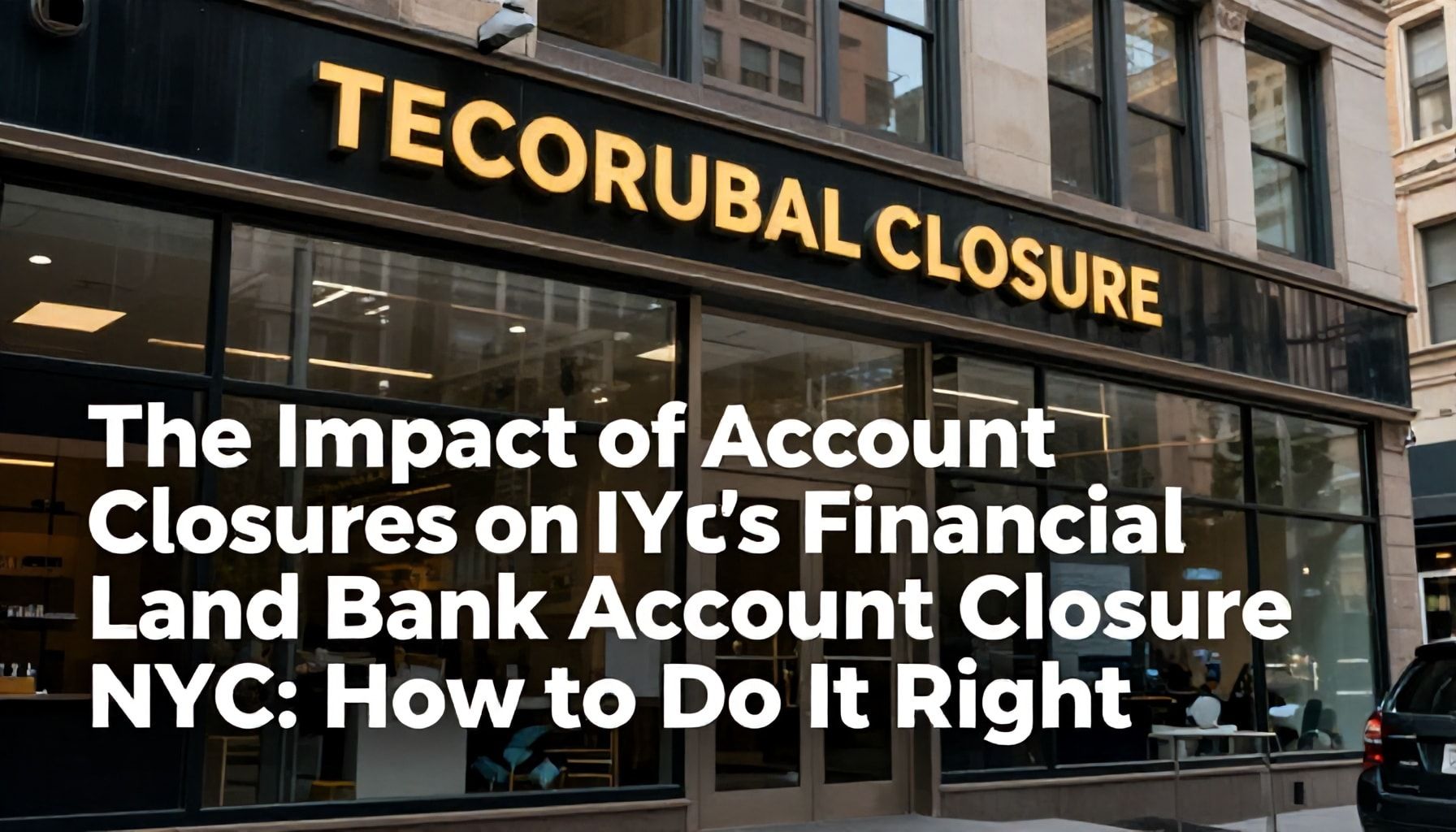 The Impact of Account Closures on NYC's Financial Landscape