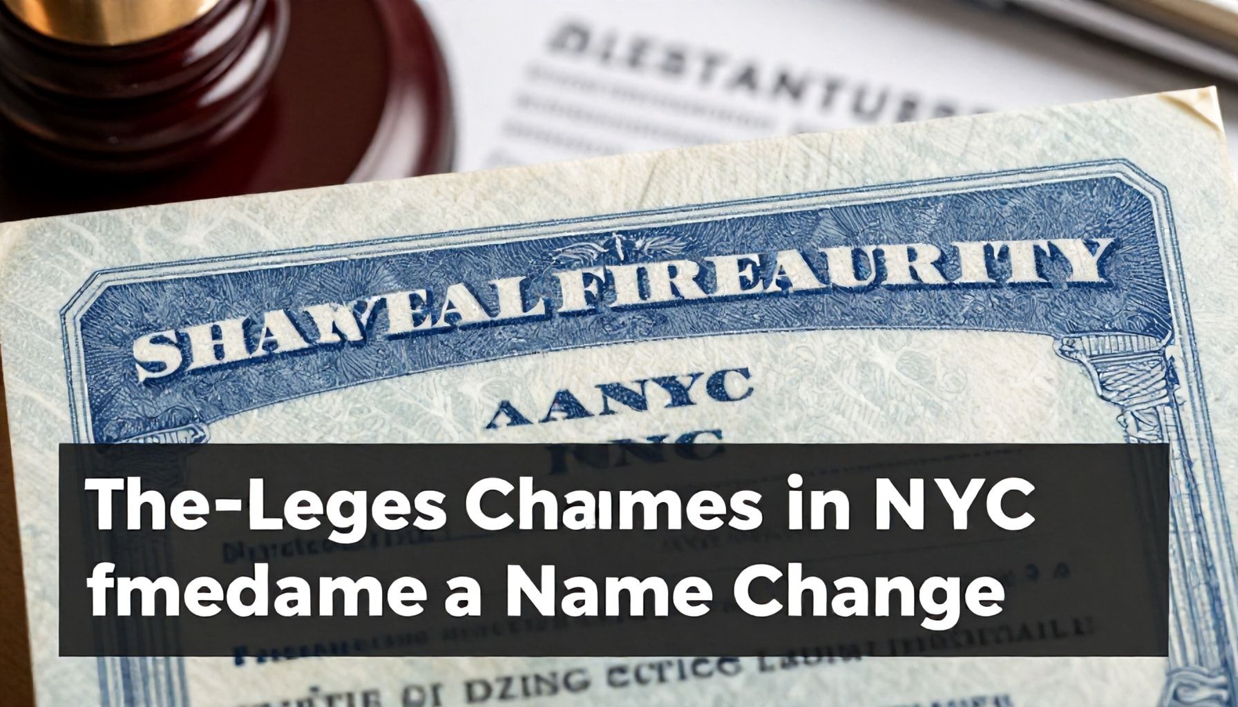 The Legal Framework for Name Changes in NYC