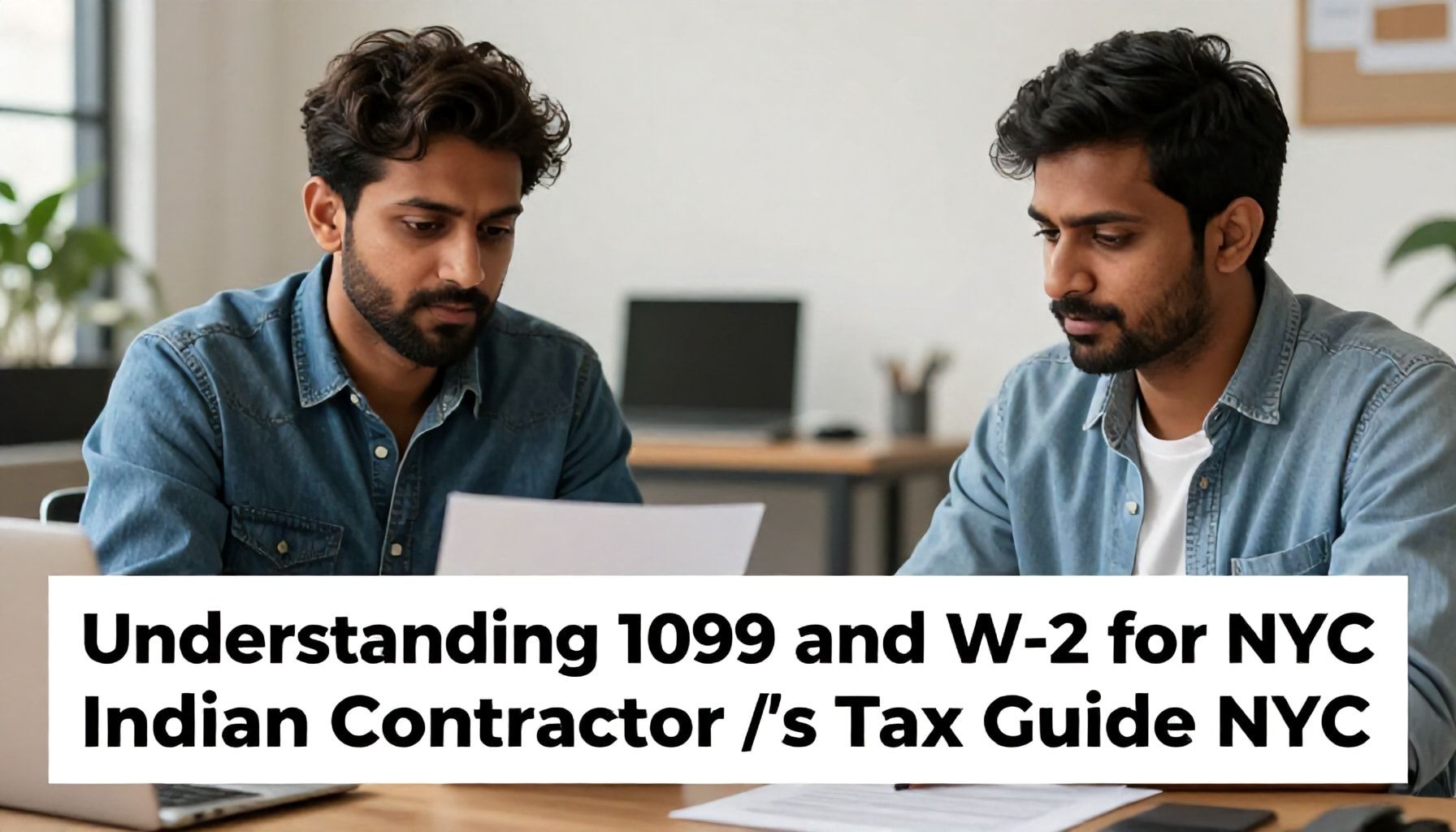 Understanding 1099 and W-2 for NYC Indian Contractors