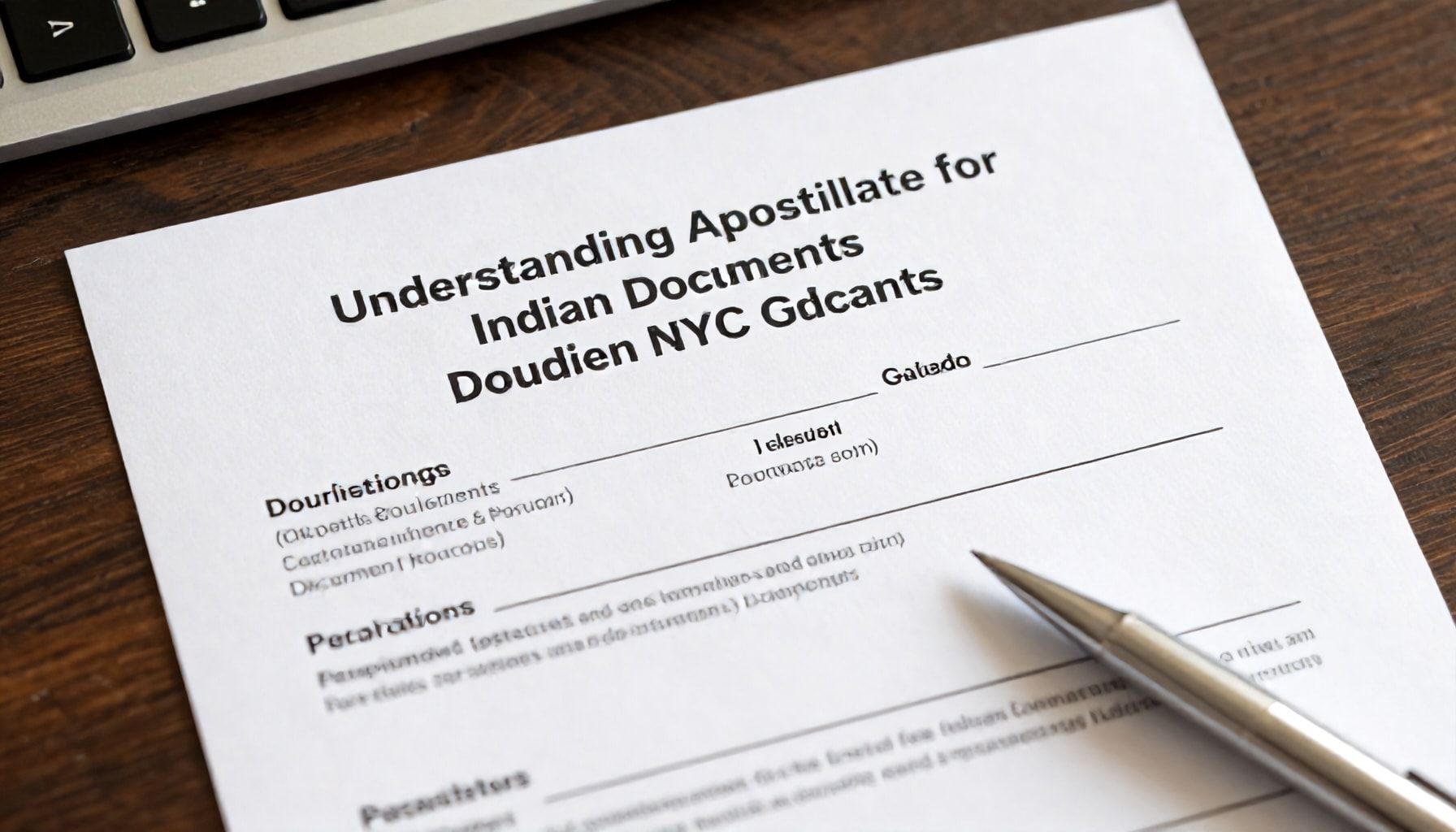Understanding Apostille for Indian Documents