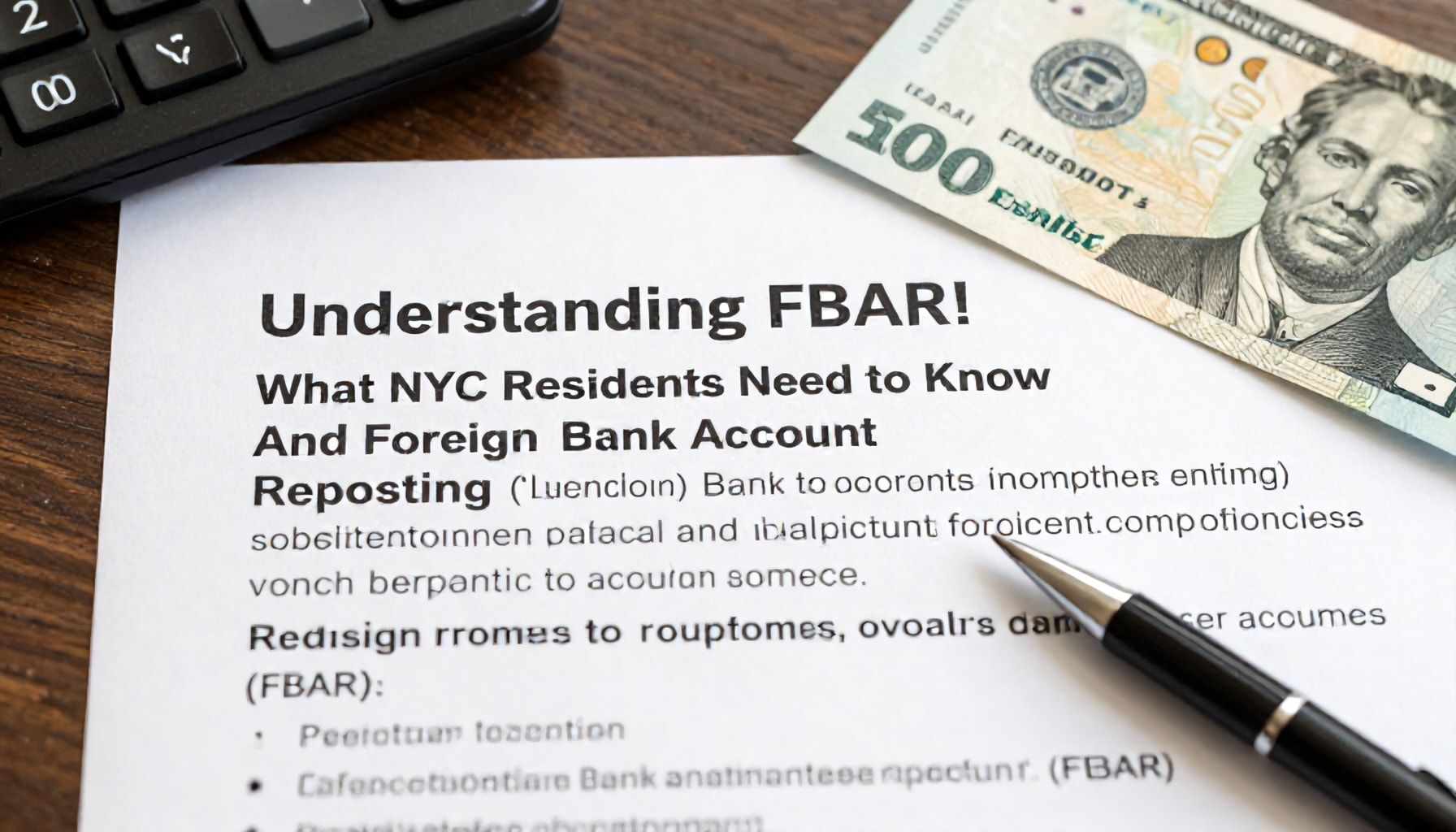 Understanding FBAR: What NYC Residents Need to Know