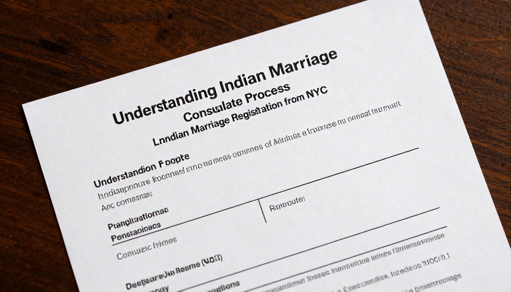 Understanding Indian Marriage Registration in NYC