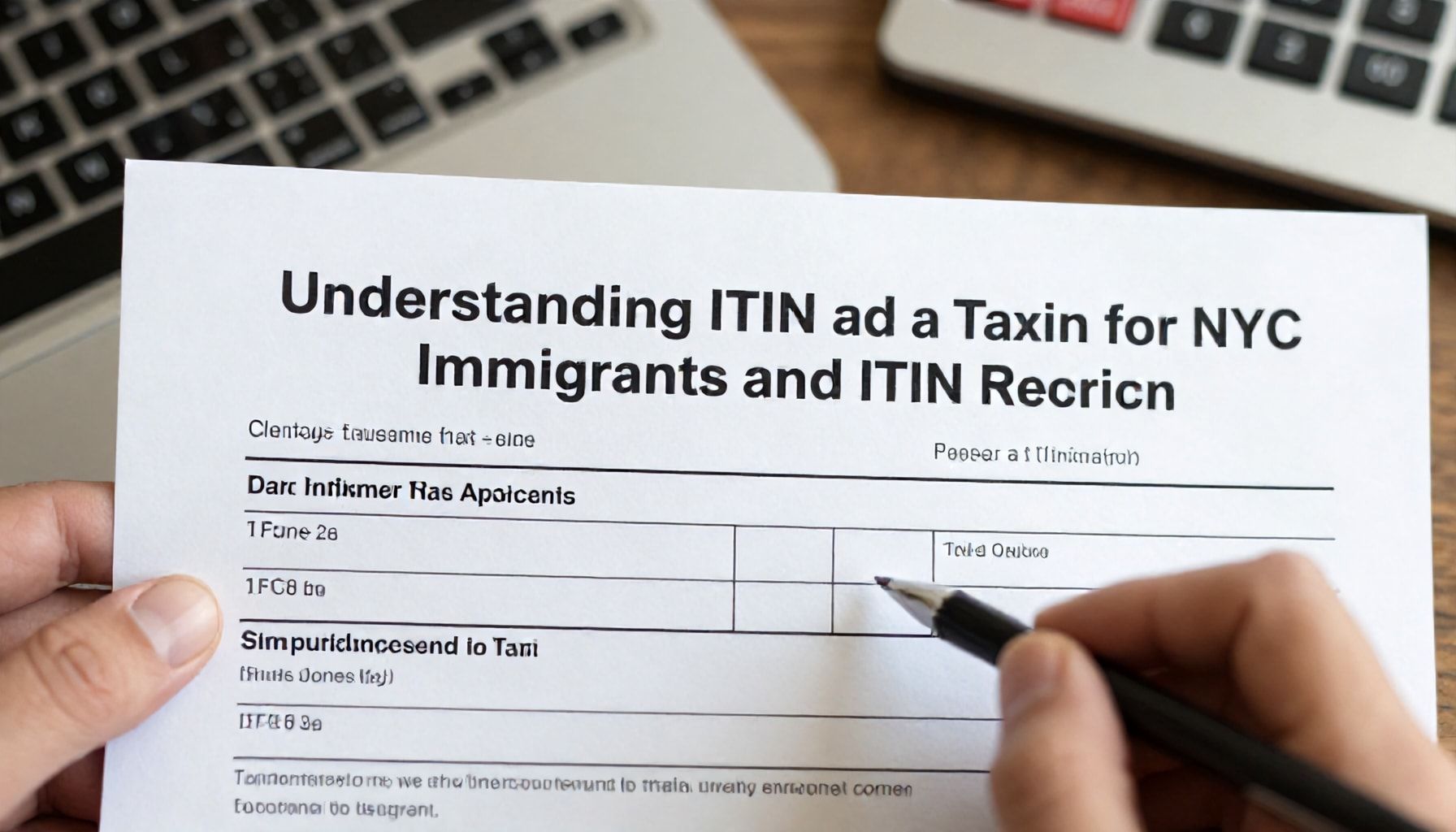 Understanding ITIN and Tax Filing for NYC Immigrants