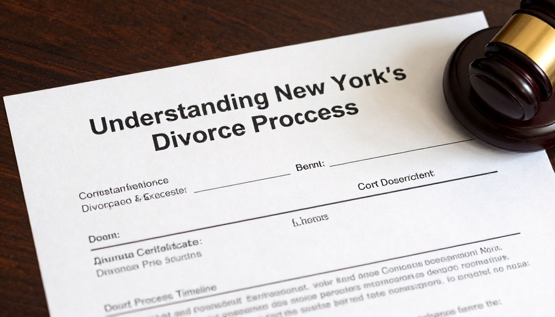 Understanding New York's Divorce Process