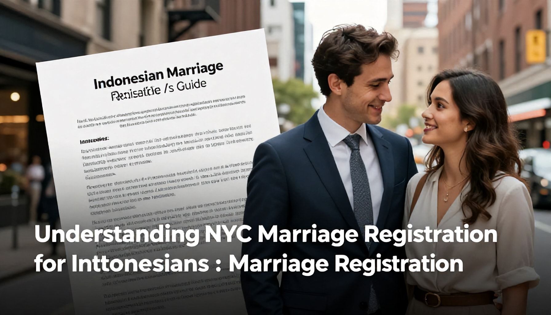 Understanding NYC Marriage Registration for Indonesians