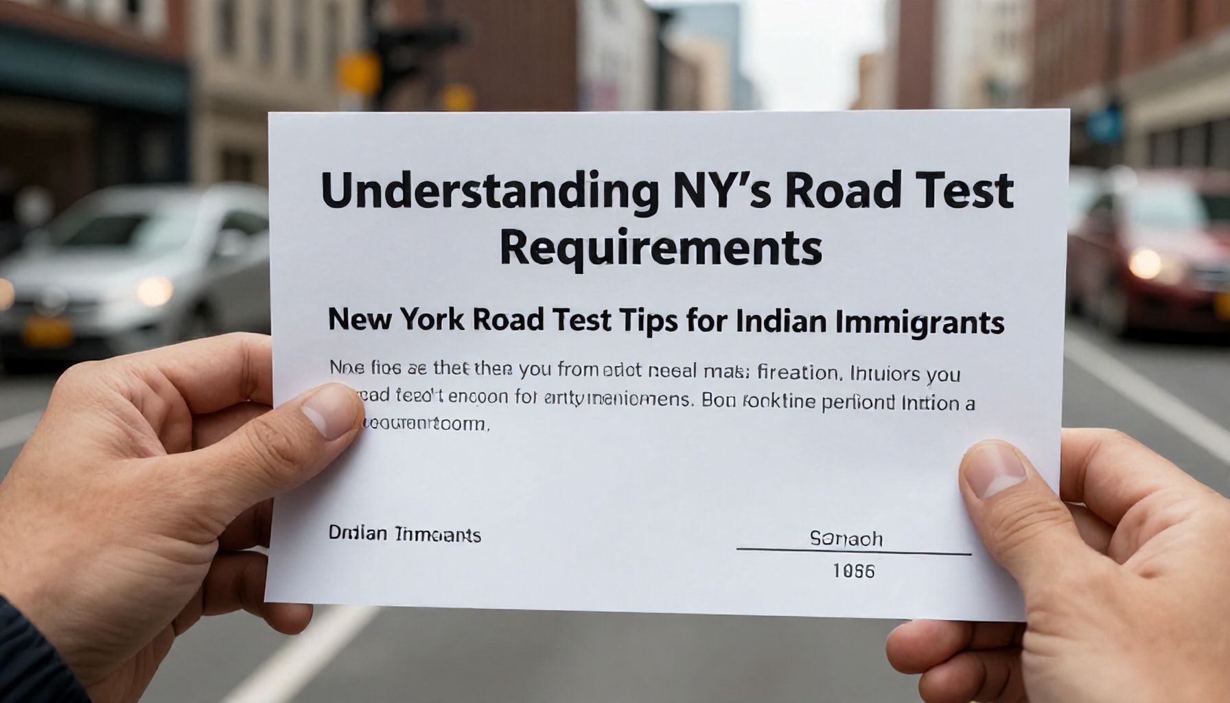 Understanding NYC's Road Test Requirements