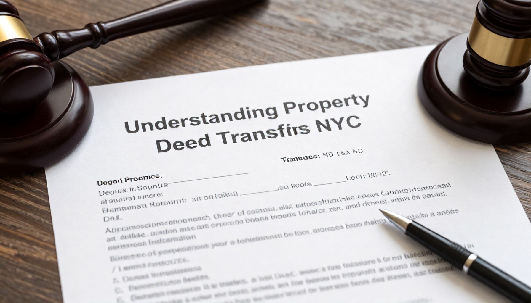 Understanding Property Deed Transfers in NYC