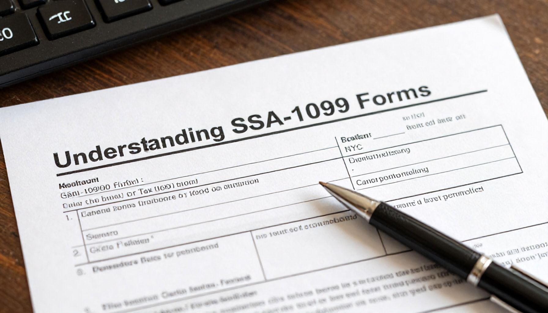 Understanding SSA-1099 Forms in NYC