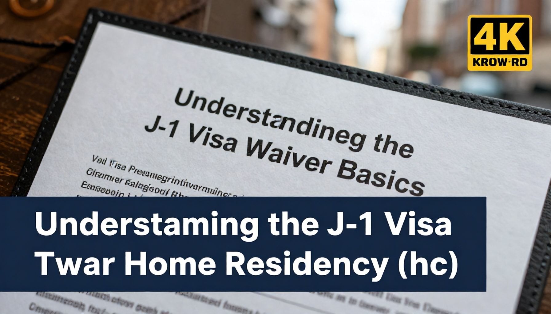 Understanding the J-1 Visa Waiver Basics