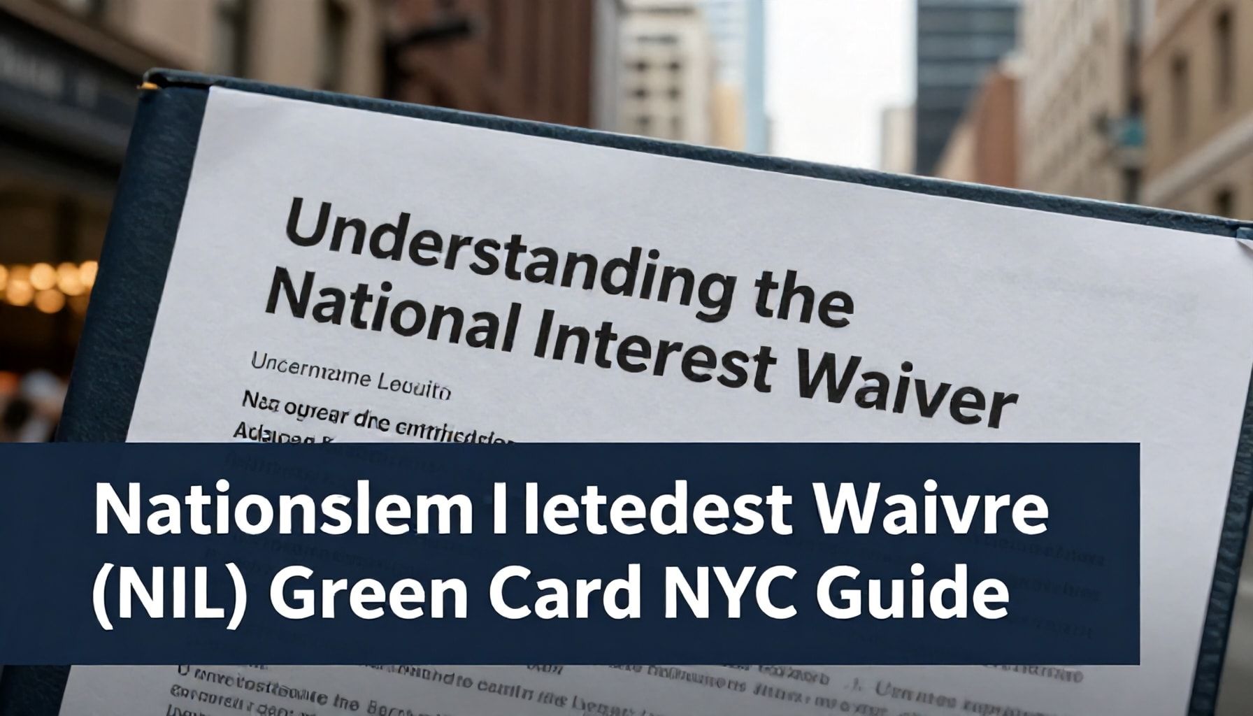 Understanding the National Interest Waiver