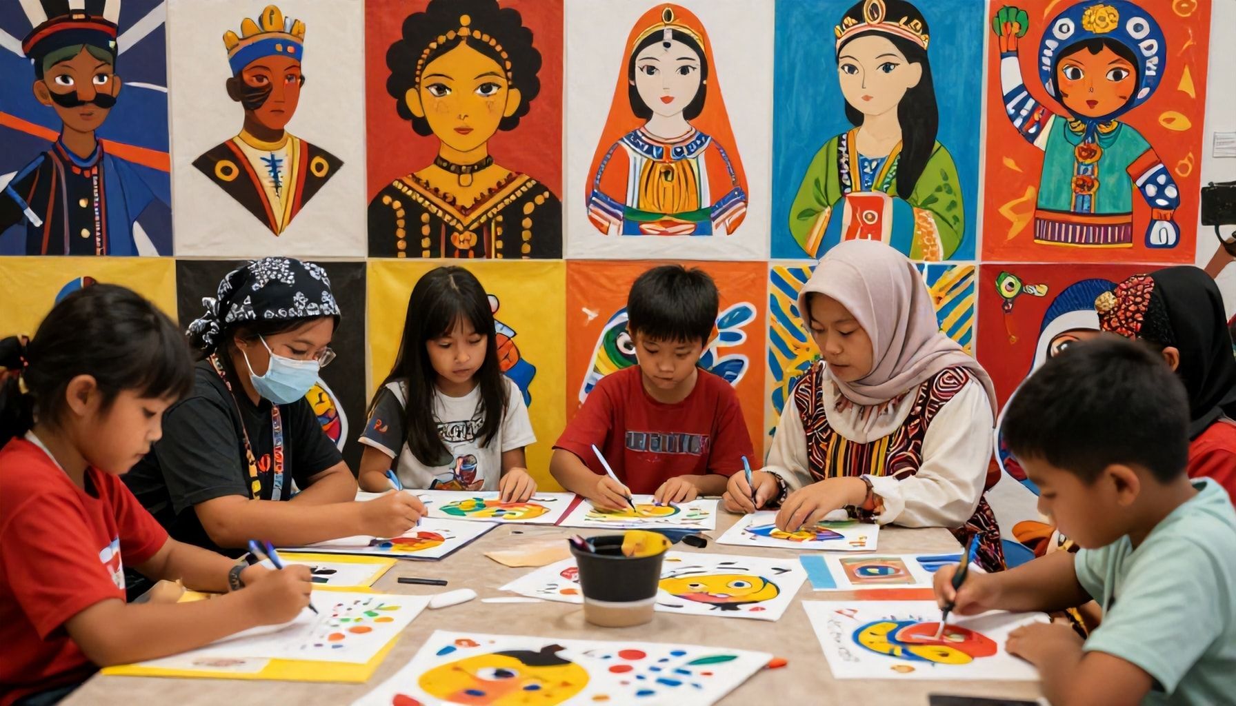 Vibrant Themes Reflect Diverse Cultural Influences