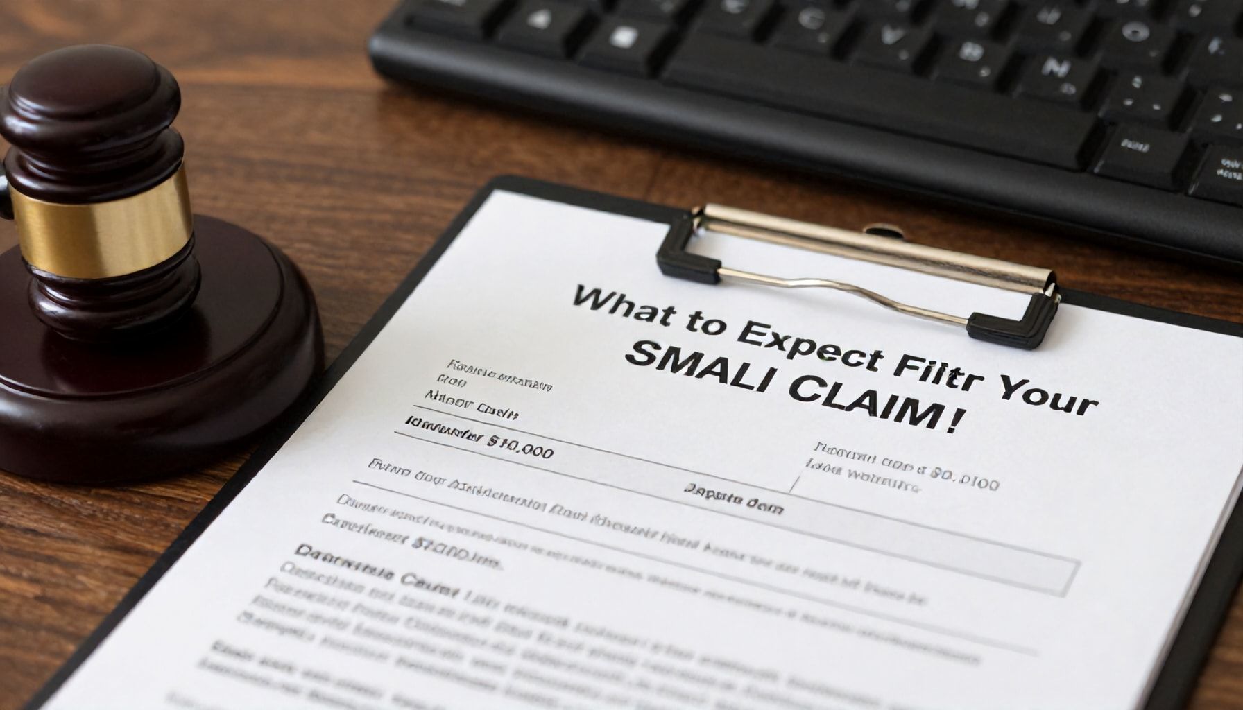 What to Expect After Filing Your Small Claim