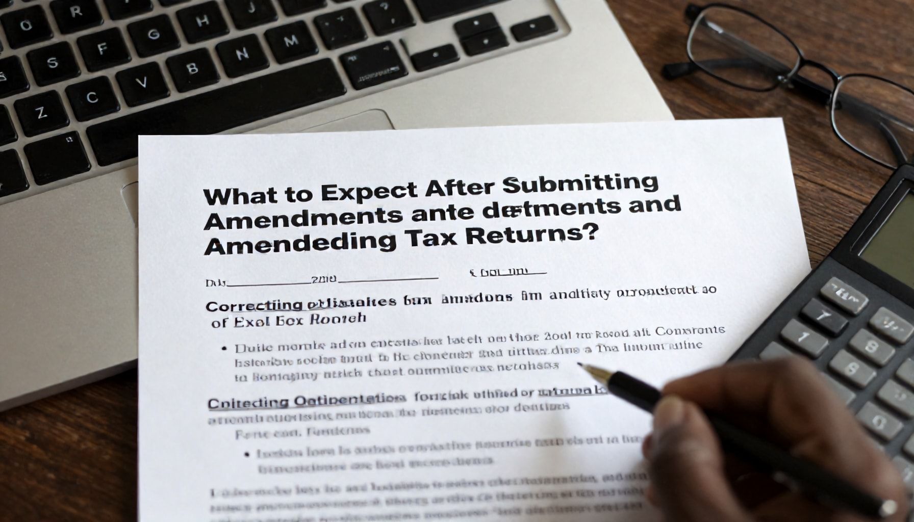 What to Expect After Submitting Amendments