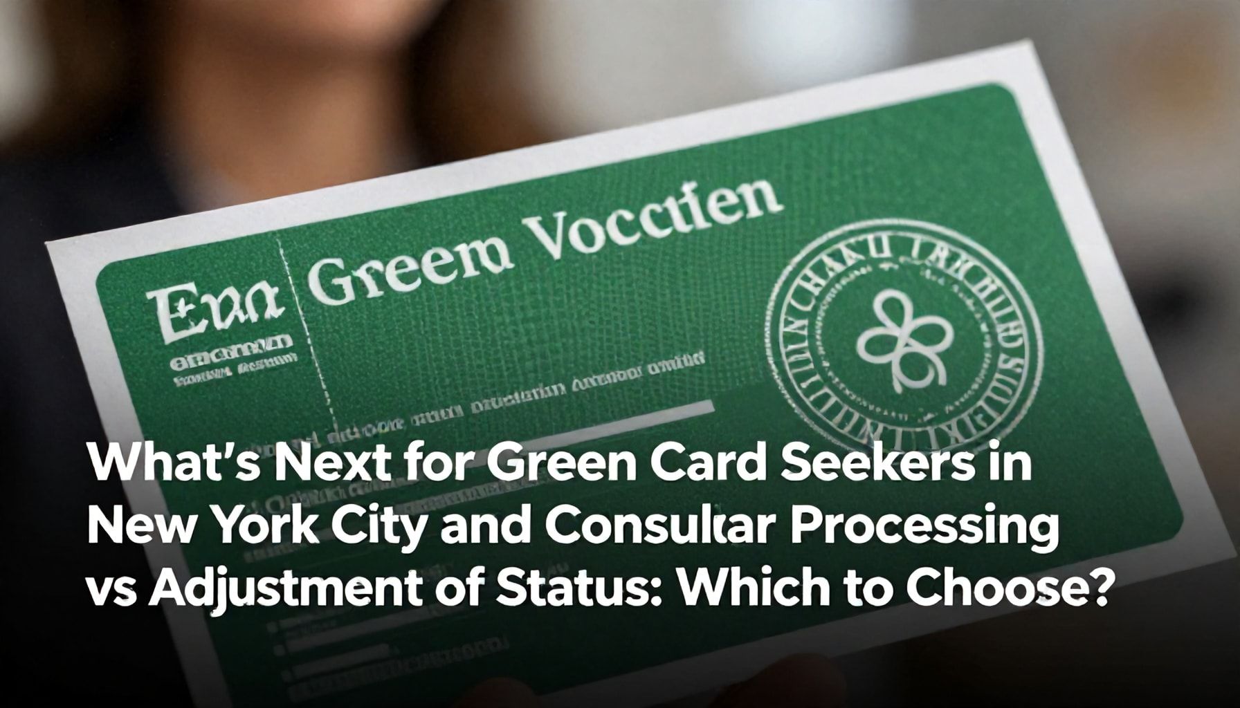 What's Next for Green Card Seekers in New York City