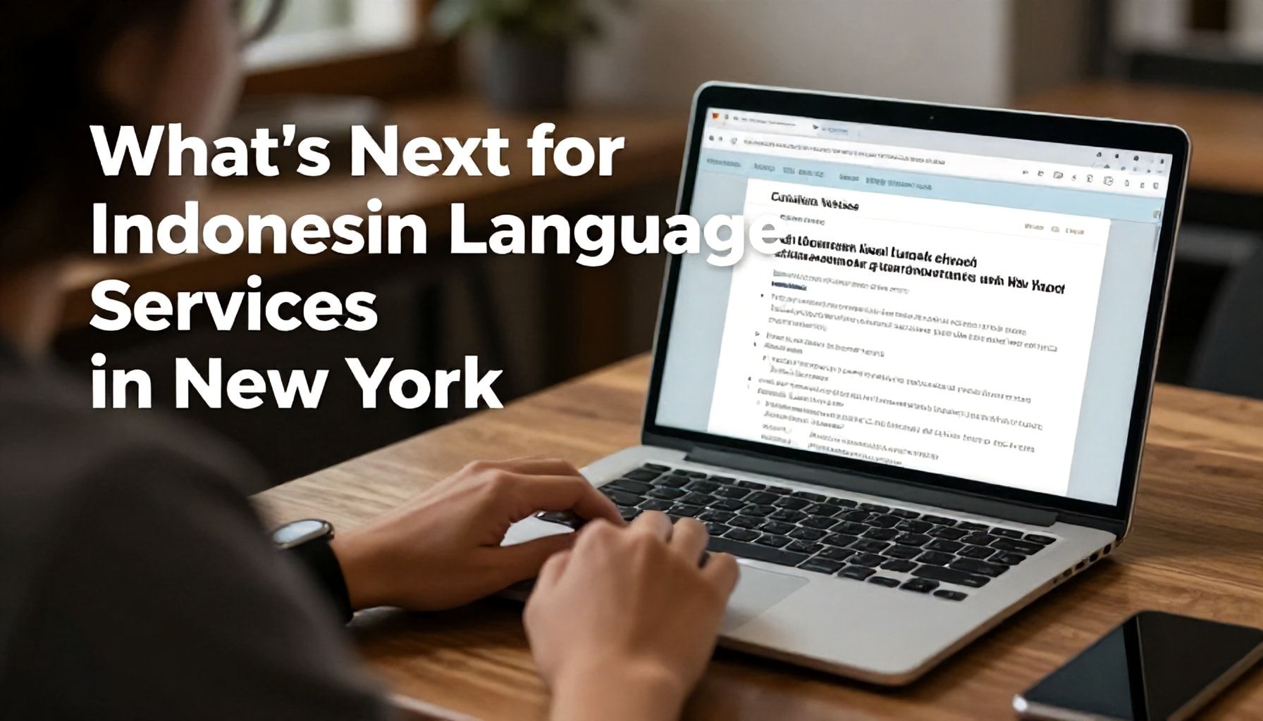 What's Next for Indonesian Language Services in New York