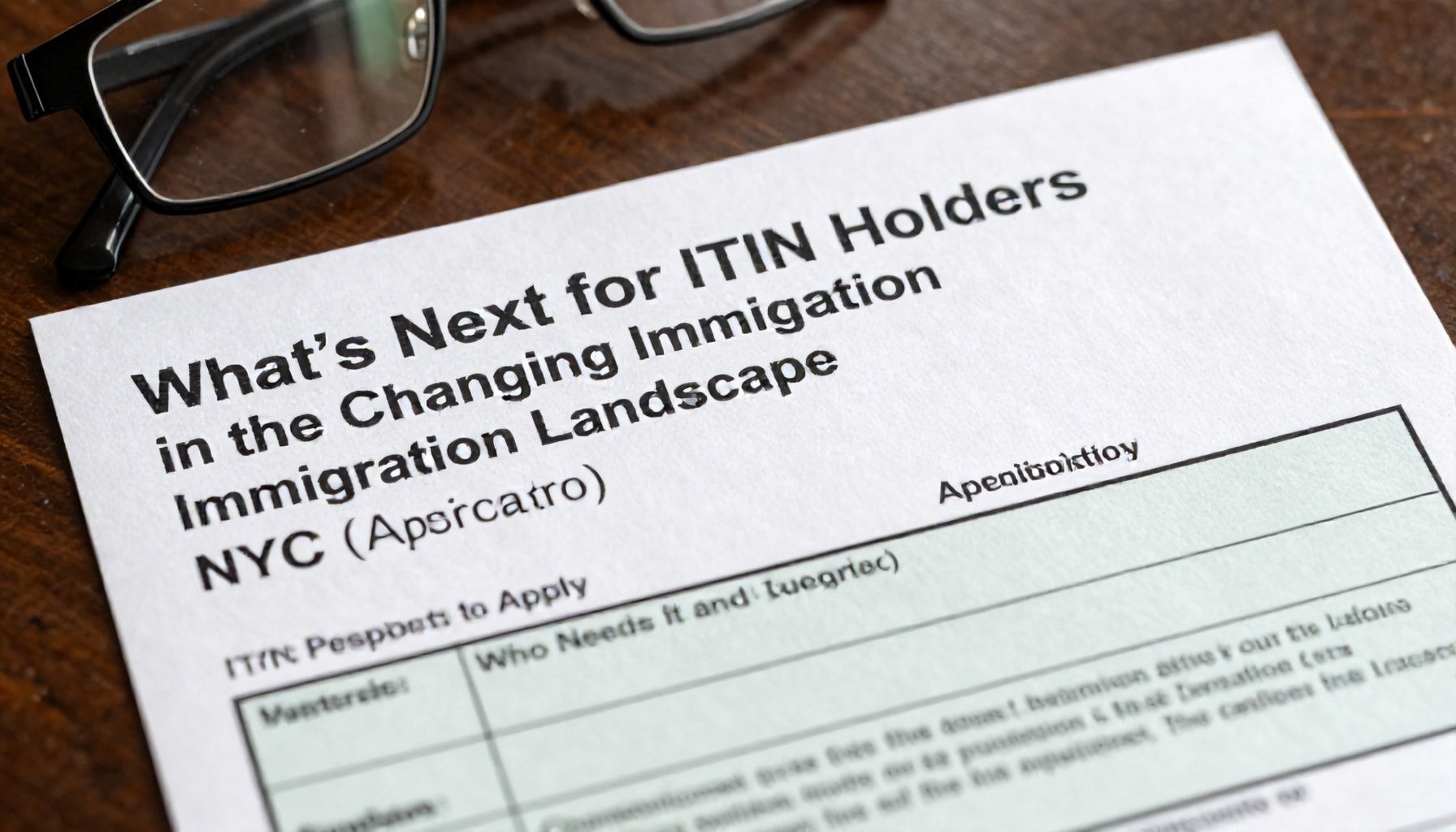 What's Next for ITIN Holders in the Changing Immigration Landscape
